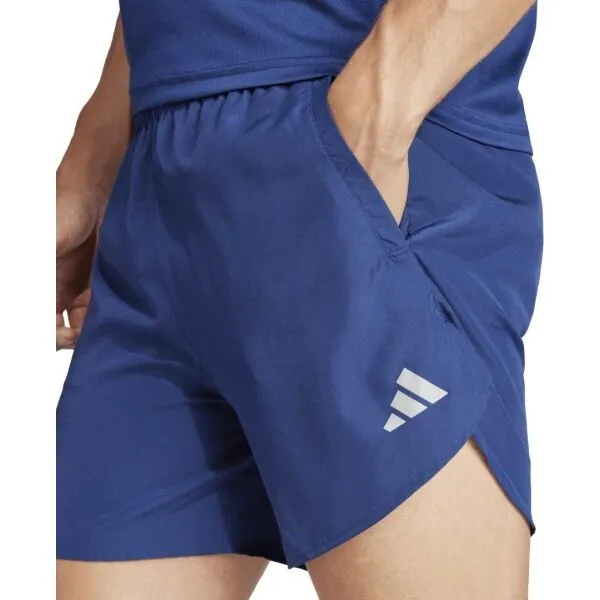 adidas RUN IT SHORT Pánske bežecké trenírky, modrá, veľkosť XXL 7"