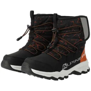 ALPINE PRO ELPOCO Detská zimná obuv, čierna, veľkosť