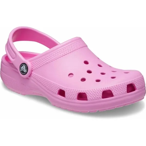 Crocs CLASSIC CLOG K Detská nazúvacia obuv, ružová, veľkosť 33/34