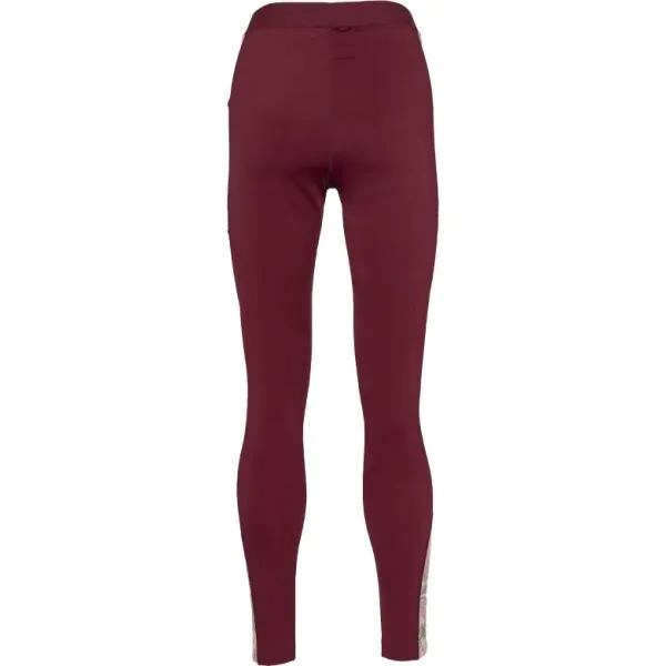 KARI TRAA VILDE TRAINING TIGHTS Dámske legíny, vínová, veľkosť