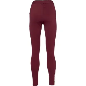 KARI TRAA VILDE TRAINING TIGHTS Dámske legíny, vínová, veľkosť