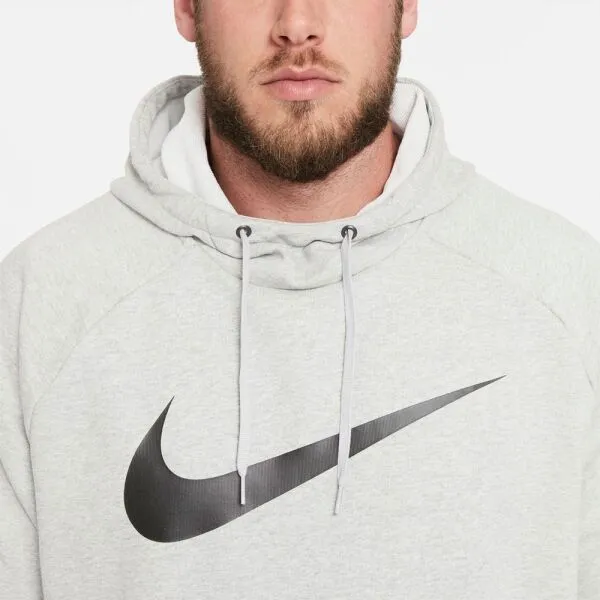 Nike DRY HOODIE PO SWOOSH M Pánska tepláková mikina, sivá, veľkosť
