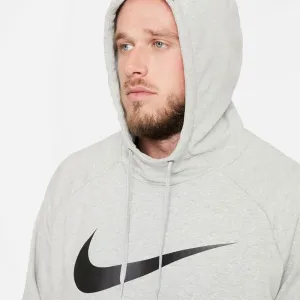 Nike DRY HOODIE PO SWOOSH M Pánska tepláková mikina, sivá, veľkosť