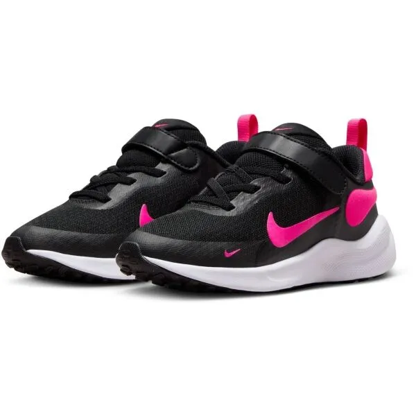 Nike REVOLUTION 7 (PSV) Dievčenská športová obuv, čierna, veľkosť 30