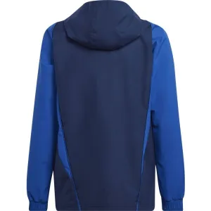 adidas TIRO23 C JACKET Chlapčenská futbalová bunda, tmavo modrá, veľkosť