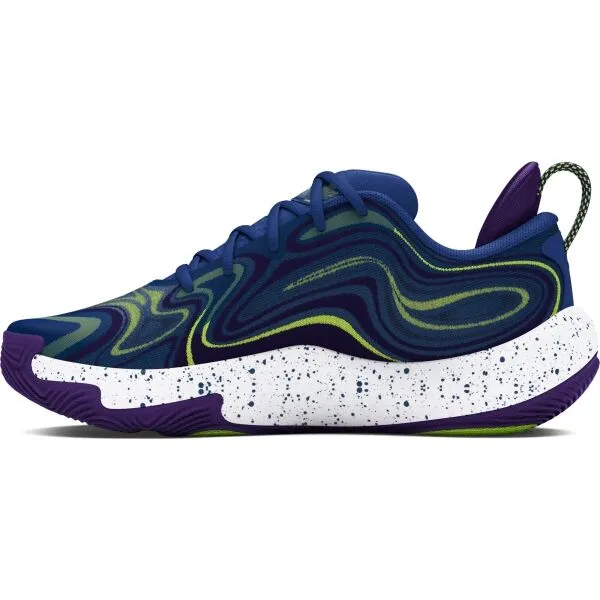 Under Armour SPAWN 6 SOS Pánska basketbalová obuv, modrá, veľkosť 41