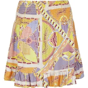 O'Neill LILIA SMOCKED SKIRT Dámska sukňa, mix, veľkosť