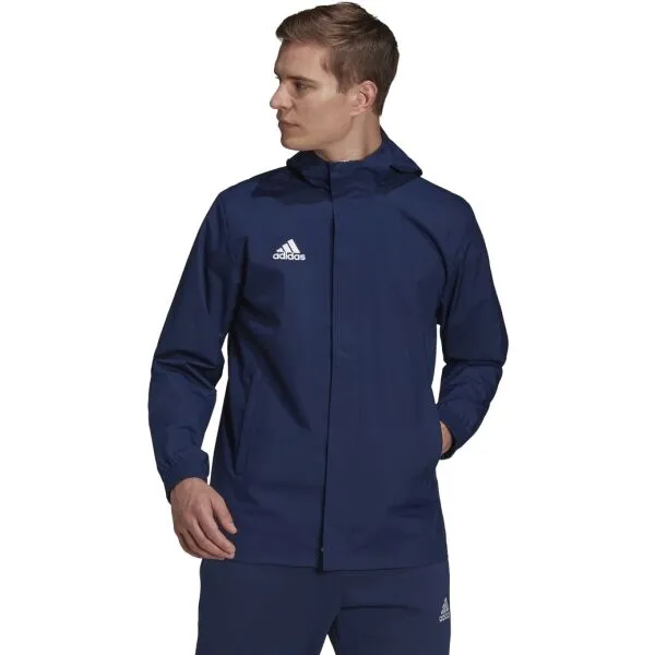 adidas ENT22 AW JKT Pánska futbalová bunda, modrá, veľkosť