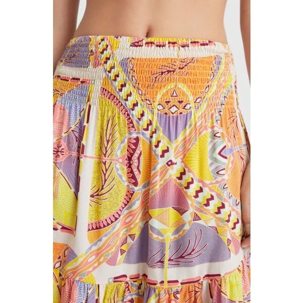 O'Neill LILIA SMOCKED SKIRT Dámska sukňa, mix, veľkosť