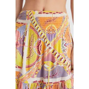 O'Neill LILIA SMOCKED SKIRT Dámska sukňa, mix, veľkosť