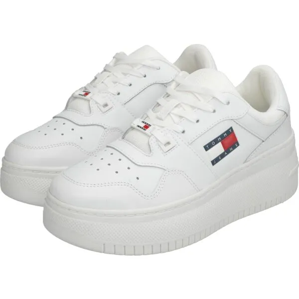 Tommy Hilfiger TJW RETRO BASKET FLATFORM ESS Dámske tenisky, biela, veľkosť