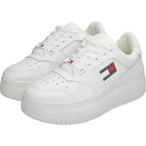 Tommy Hilfiger TJW RETRO BASKET FLATFORM ESS Dámske tenisky, biela, veľkosť