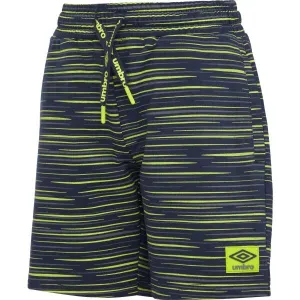 Umbro MANUEL Pohodlné chlapčenské šortky z úpletu, tmavo modrá, veľkosť 116-122