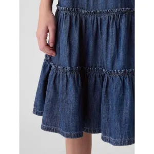 GAP DENIM Dievčenská sukňa, tmavo modrá, veľkosť
