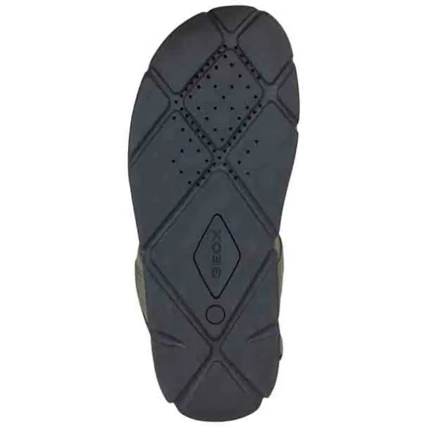 Geox XAND 2S A Pánske sandále, khaki, veľkosť