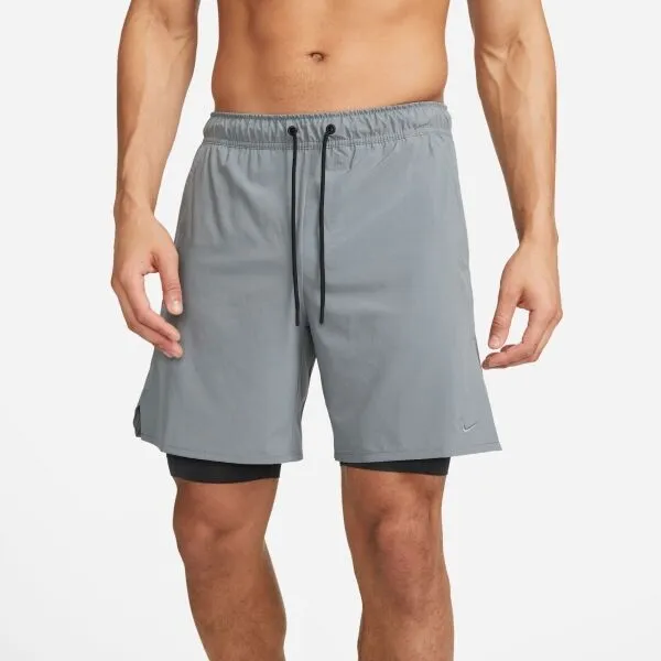 Nike UNLIMITED Pánske šortky, sivá, veľkosť