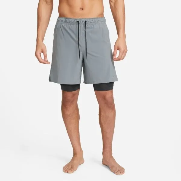 Nike UNLIMITED Pánske šortky, sivá, veľkosť