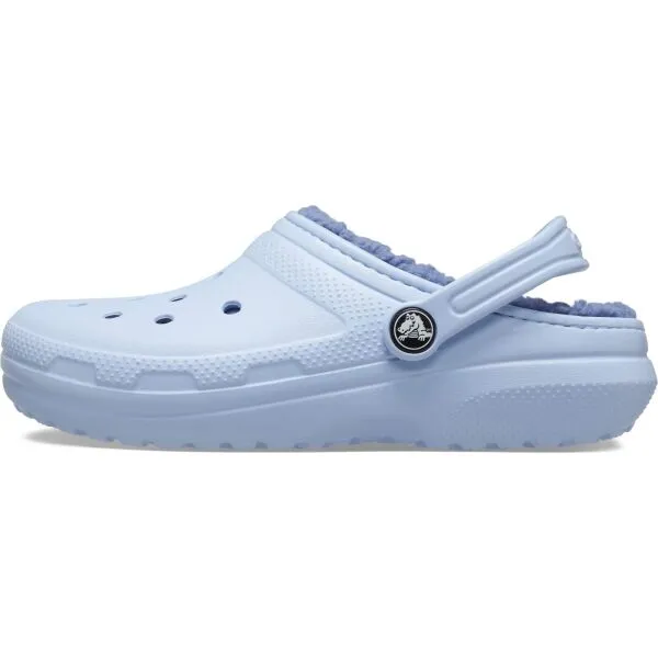 Crocs CLASSIC LINED CLOG T Dievčenská nazúvacia obuv, svetlomodrá, veľkosť 20/21