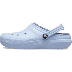 Crocs CLASSIC LINED CLOG T Dievčenská nazúvacia obuv, svetlomodrá, veľkosť 20/21