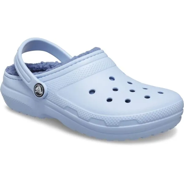 Crocs CLASSIC LINED CLOG T Dievčenská nazúvacia obuv, svetlomodrá, veľkosť 20/21