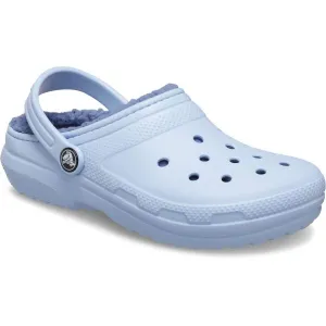 Crocs CLASSIC LINED CLOG T Dievčenská nazúvacia obuv, svetlomodrá, veľkosť 20/21
