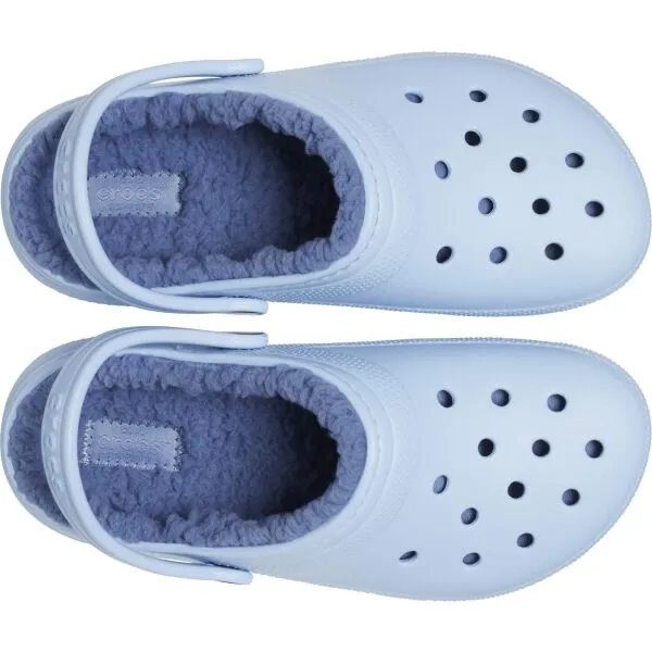 Crocs CLASSIC LINED CLOG T Dievčenská nazúvacia obuv, svetlomodrá, veľkosť 20/21