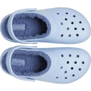 Crocs CLASSIC LINED CLOG T Dievčenská nazúvacia obuv, svetlomodrá, veľkosť 20/21