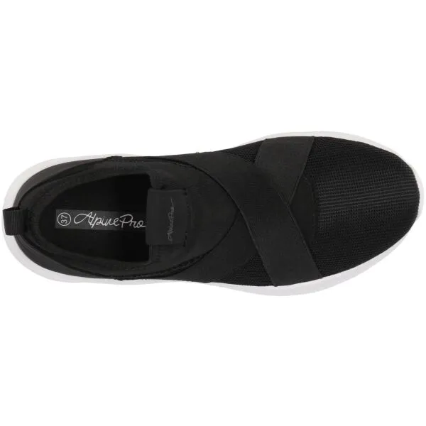ALPINE PRO TOBA Dámska slip-on obuv, čierna, veľkosť