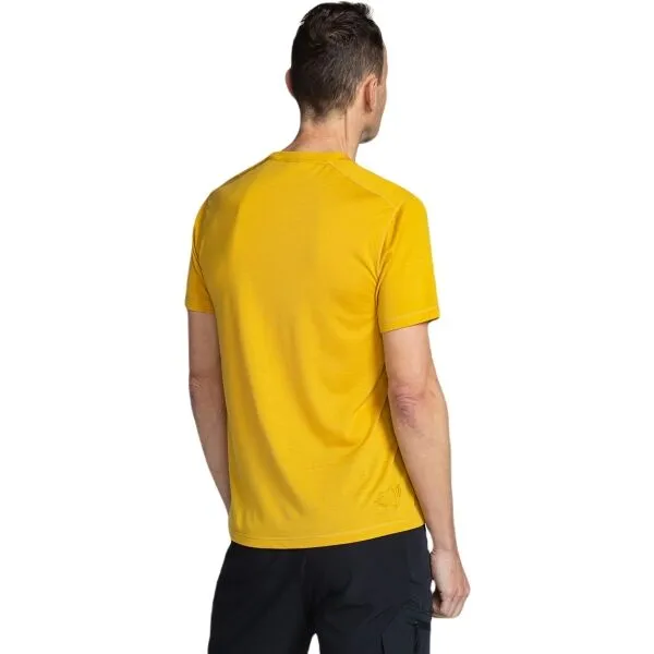 KILPI MERIN Pánske merino tričko, žltá, veľkosť