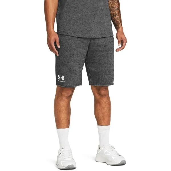 Under Armour RIVAL TERRY SHORT Pánske kraťasy, sivá, veľkosť