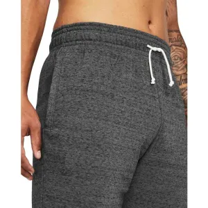 Under Armour RIVAL TERRY SHORT Pánske kraťasy, sivá, veľkosť