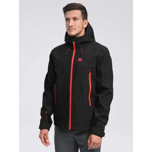 Men's ski jacket LOAP FAROZZO Black/Red