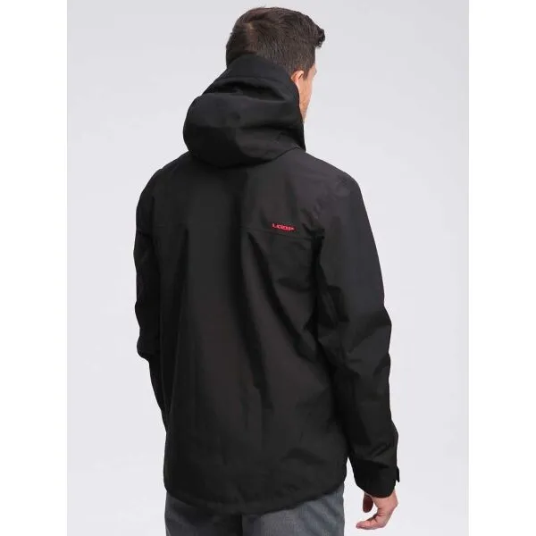 Men's ski jacket LOAP FAROZZO Black/Red