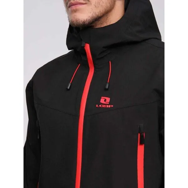 Men's ski jacket LOAP FAROZZO Black/Red