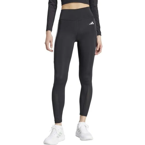 adidas OPTIME ESSENTIALS STASH POCKET LEGGINGS Dámske legíny, čierna, veľkosť