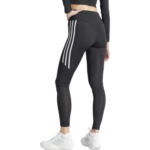 adidas OPTIME ESSENTIALS STASH POCKET LEGGINGS Dámske legíny, čierna, veľkosť