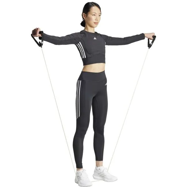 adidas OPTIME ESSENTIALS STASH POCKET LEGGINGS Dámske legíny, čierna, veľkosť