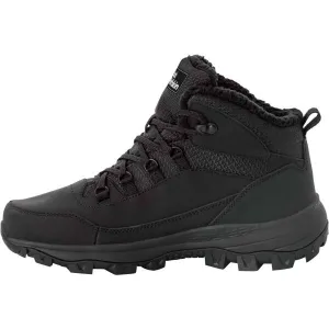 Jack Wolfskin EVERQUEST TEXAPORE MID M Pánska zimná obuv, čierna, veľkosť