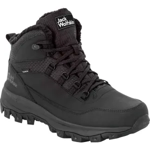 Jack Wolfskin EVERQUEST TEXAPORE MID M Pánska zimná obuv, čierna, veľkosť
