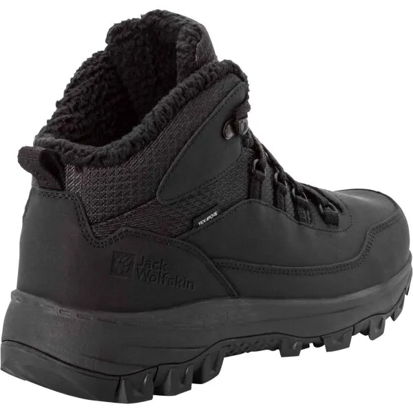 Jack Wolfskin EVERQUEST TEXAPORE MID M Pánska zimná obuv, čierna, veľkosť