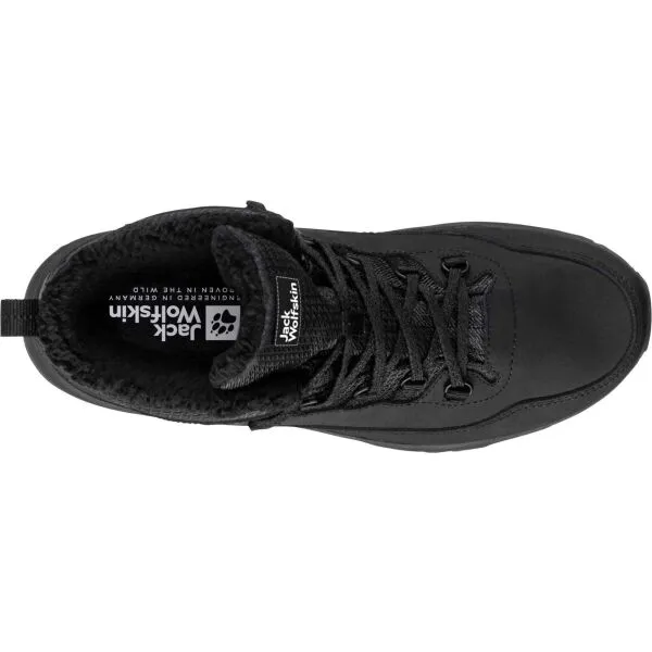 Jack Wolfskin EVERQUEST TEXAPORE MID M Pánska zimná obuv, čierna, veľkosť
