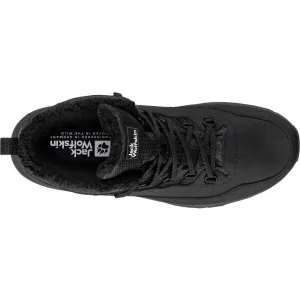 Jack Wolfskin EVERQUEST TEXAPORE MID M Pánska zimná obuv, čierna, veľkosť