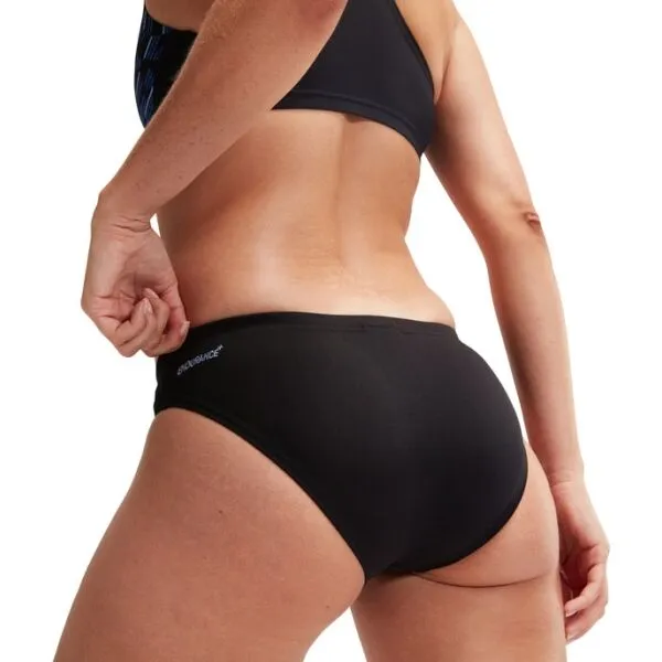 Speedo PLACEMENT 2 PIECE Dámske dvojdielne plavky, čierna, veľkosť