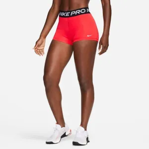 Nike PRO 365 Dámske elastické šortky, červená, veľkosť