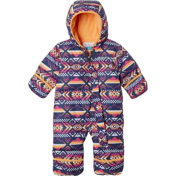 Detská kombinéza Columbia Snuggly Bunny Bunting - sunset peach chckered peaks