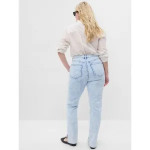 Svetlomodré dámske slim fit rifle GAP
