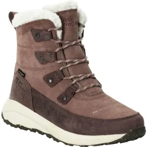Jack Wolfskin DROMOVENTURE TEXAPORE HIGH W Dámska voľnočasová  obuv, ružová, veľkosť