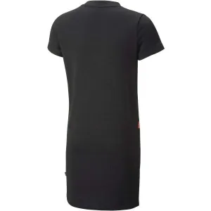 Puma ESSENTIALS + LOGO DRESS TR G Dievčenské šaty, čierna, veľkosť
