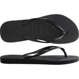 HAVAIANAS SLIM Dámske žabky, čierna, veľkosť 39/40