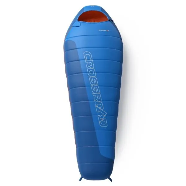 Crossroad MIRAGE 210 Páperový spací vak, modrá, veľkosť 210 cm - ľavy zips